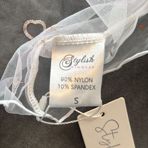 Women's Sheer Star and Moon Lightweight Swimwear Coverup Size S NWT - Picture 9 of 10